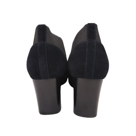 VANELi Black Suede Elastic Ankle Booties Size 11 WIDE - Picture 7 of 11